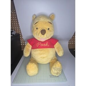 WINNIE THE POOH 24" VTG JUMBO PLUSH BEAR ORIGINAL 80 YEARS OF FRIENDSHIP‎ 2005